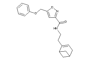 Image of N-[2-(4-bicyclo[3.1.1]hept-3-enyl)ethyl]-5-(phenoxymethyl)isoxazole-3-carboxamide
