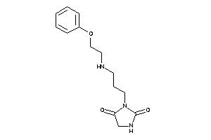 3-[3-(2-phenoxyethylamino)propyl]hydantoin