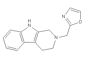 Image of 2-(1,3,4,9-tetrahydro-$b-carbolin-2-ylmethyl)oxazole