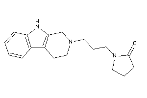 1-[3-(1,3,4,9-tetrahydro-$b-carbolin-2-yl)propyl]-2-pyrrolidone