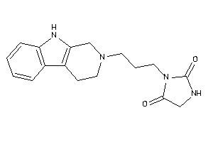 Image of 3-[3-(1,3,4,9-tetrahydro-$b-carbolin-2-yl)propyl]hydantoin