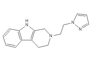 Image of 2-(2-pyrazol-1-ylethyl)-1,3,4,9-tetrahydro-$b-carboline