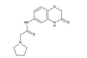 N-(3-keto-4H-1,4-benzoxazin-6-yl)-2-pyrrolidino-acetamide