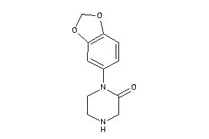 1-(1,3-benzodioxol-5-yl)piperazin-2-one