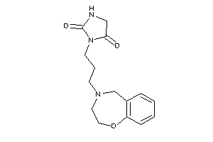 3-[3-(3,5-dihydro-2H-1,4-benzoxazepin-4-yl)propyl]hydantoin