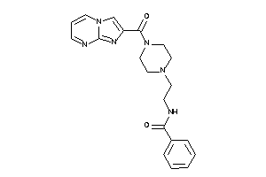 N-[2-[4-(imidazo[1,2-a]pyrimidine-2-carbonyl)piperazino]ethyl]benzamide