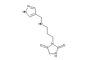 3-[3-(1H-pyrazol-4-ylmethylamino)propyl]hydantoin