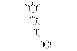 2,6-diketo-N-[4-[2-(4-pyridyl)ethoxy]phenyl]isonipecotamide