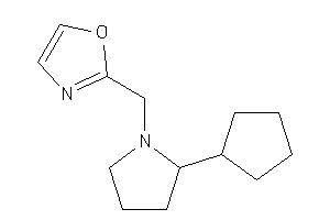 2-[(2-cyclopentylpyrrolidino)methyl]oxazole