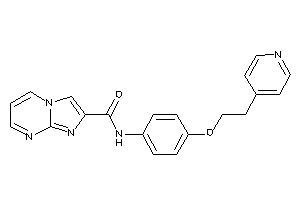 N-[4-[2-(4-pyridyl)ethoxy]phenyl]imidazo[1,2-a]pyrimidine-2-carboxamide