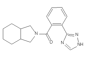 1,3,3a,4,5,6,7,7a-octahydroisoindol-2-yl-[2-(1H-1,2,4-triazol-3-yl)phenyl]methanone