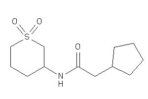 2-cyclopentyl-N-(1,1-diketothian-3-yl)acetamide