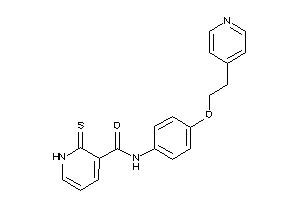 N-[4-[2-(4-pyridyl)ethoxy]phenyl]-2-thioxo-1H-pyridine-3-carboxamide