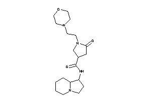 N-indolizidin-1-yl-5-keto-1-(2-morpholinoethyl)pyrrolidine-3-carboxamide