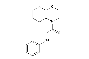 1-(2,3,4a,5,6,7,8,8a-octahydrobenzo[b][1,4]oxazin-4-yl)-2-anilino-ethanone