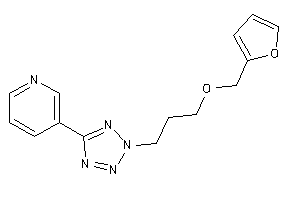 3-[2-[3-(2-furfuryloxy)propyl]tetrazol-5-yl]pyridine