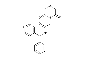 2-(3,5-diketomorpholino)-N-[phenyl(4-pyridyl)methyl]acetamide