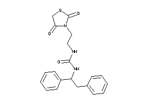 1-[2-(2,4-diketothiazolidin-3-yl)ethyl]-3-(1,2-diphenylethyl)urea