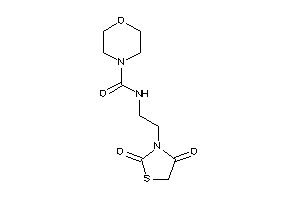 N-[2-(2,4-diketothiazolidin-3-yl)ethyl]morpholine-4-carboxamide