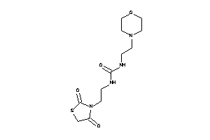 1-[2-(2,4-diketothiazolidin-3-yl)ethyl]-3-(2-morpholinoethyl)urea