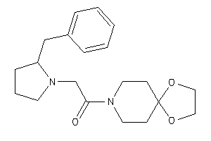 2-(2-benzylpyrrolidino)-1-(1,4-dioxa-8-azaspiro[4.5]decan-8-yl)ethanone