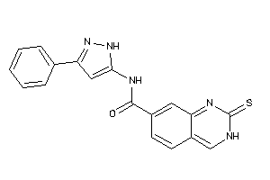 N-(3-phenyl-1H-pyrazol-5-yl)-2-thioxo-3H-quinazoline-7-carboxamide