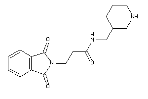 3-phthalimido-N-(3-piperidylmethyl)propionamide