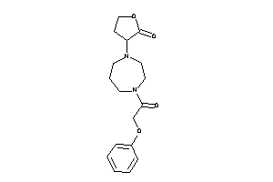 3-[4-(2-phenoxyacetyl)-1,4-diazepan-1-yl]tetrahydrofuran-2-one