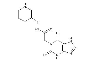 2-(2,6-diketo-3,7-dihydropurin-1-yl)-N-(3-piperidylmethyl)acetamide