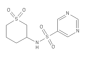 N-(1,1-diketothian-3-yl)pyrimidine-5-sulfonamide