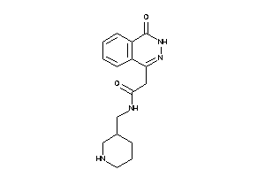 2-(4-keto-3H-phthalazin-1-yl)-N-(3-piperidylmethyl)acetamide