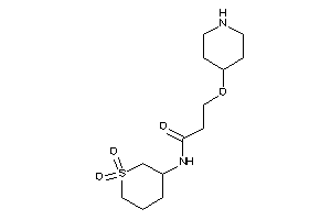 N-(1,1-diketothian-3-yl)-3-(4-piperidyloxy)propionamide