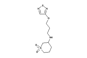 (1,1-diketothian-3-yl)-[3-(1,2,5-thiadiazol-3-yloxy)propyl]amine