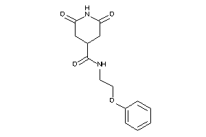 2,6-diketo-N-(2-phenoxyethyl)isonipecotamide