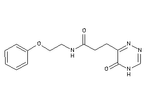 3-(5-keto-4H-1,2,4-triazin-6-yl)-N-(2-phenoxyethyl)propionamide