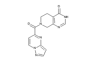 7-(pyrazolo[1,5-a]pyrimidine-5-carbonyl)-3,5,6,8-tetrahydropyrido[3,4-d]pyrimidin-4-one