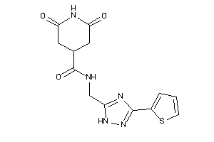 2,6-diketo-N-[[3-(2-thienyl)-1H-1,2,4-triazol-5-yl]methyl]isonipecotamide