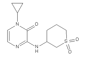 1-cyclopropyl-3-[(1,1-diketothian-3-yl)amino]pyrazin-2-one