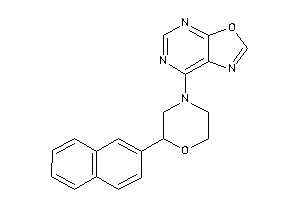 7-[2-(2-naphthyl)morpholino]oxazolo[5,4-d]pyrimidine