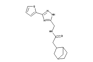 2-(2-norbornyl)-N-[[3-(2-thienyl)-1H-1,2,4-triazol-5-yl]methyl]acetamide