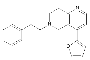 4-(2-furyl)-6-phenethyl-7,8-dihydro-5H-1,6-naphthyridine