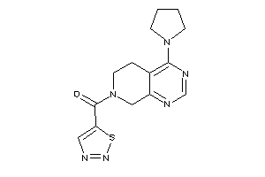 Image of (4-pyrrolidino-6,8-dihydro-5H-pyrido[3,4-d]pyrimidin-7-yl)-(thiadiazol-5-yl)methanone
