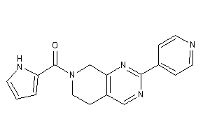 [2-(4-pyridyl)-6,8-dihydro-5H-pyrido[3,4-d]pyrimidin-7-yl]-(1H-pyrrol-2-yl)methanone