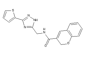 N-[[3-(2-thienyl)-1H-1,2,4-triazol-5-yl]methyl]-2H-chromene-3-carboxamide