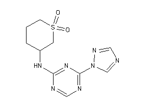 (1,1-diketothian-3-yl)-[4-(1,2,4-triazol-1-yl)-s-triazin-2-yl]amine