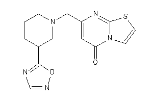 7-[[3-(1,2,4-oxadiazol-5-yl)piperidino]methyl]thiazolo[3,2-a]pyrimidin-5-one