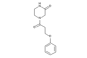 4-(3-phenoxypropanoyl)piperazin-2-one