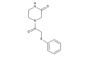 4-[2-(phenylthio)acetyl]piperazin-2-one