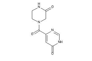 4-(3-ketopiperazine-1-carbonyl)-1H-pyrimidin-6-one
