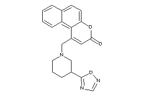 1-[[3-(1,2,4-oxadiazol-5-yl)piperidino]methyl]benzo[f]chromen-3-one